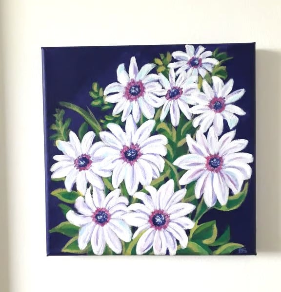'African Daisy' original painting.  