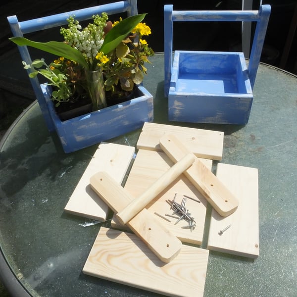 Garden plant holder in kit form DIY planter for you to make 