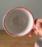 Handmade ceramic mug, pink stoneware cup, 300ml mug - Image 4