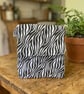 Zebra Print Handmade Insulated Lunch bag 