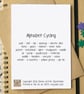 Cycling Alphabet Greetings Card - Image 2