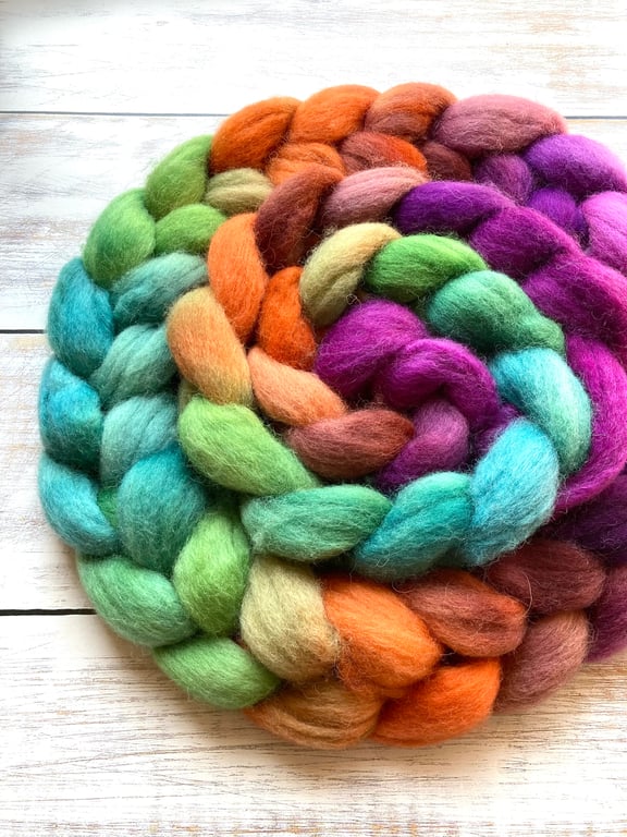 Kent Romney Spinning fibre 100g Witches knickers 