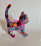 Colourful and cute decopatch cat  - Image 2