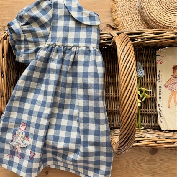 Story book blouse Organic cotton & linen.