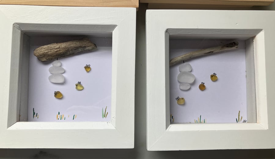 Sea Glass Art - Whimsical Collection