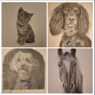 Personalised pet portrait commission No digital prints, 100% hand drawn 
