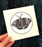 Moth Original Linocut Print - Image 4