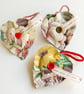 Handmade Love Token Fabric Hearts  - Image 2