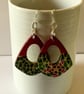 Geometric wood earrings - Image 3