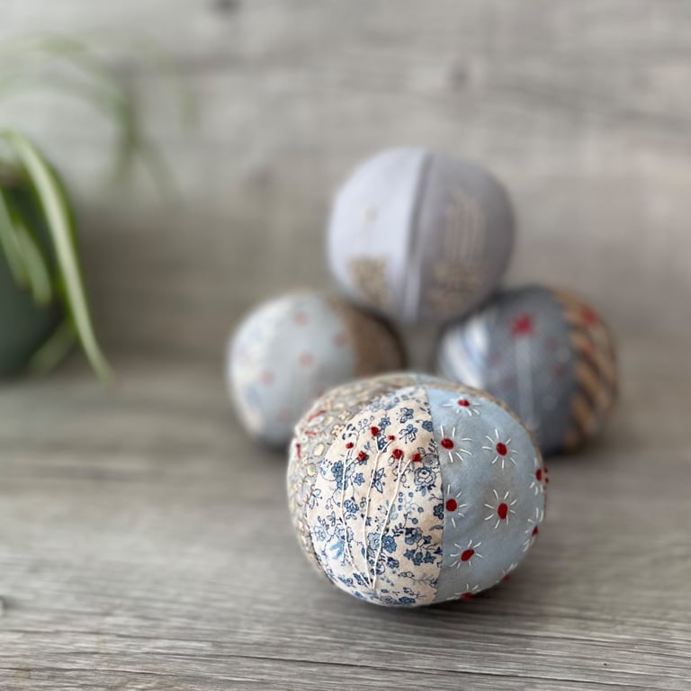 Hand Embroidered Stitched Decorative Sphere Ball 