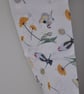 Handprinted chiffon scarf Goldfinches & Seed Heads - Image 4