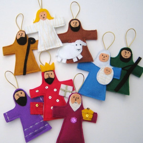 nativity tree decorations