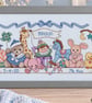 Personalised Baby Birth Record Cross Stitch – Pink or Blue New Baby Keepsake - Image 4