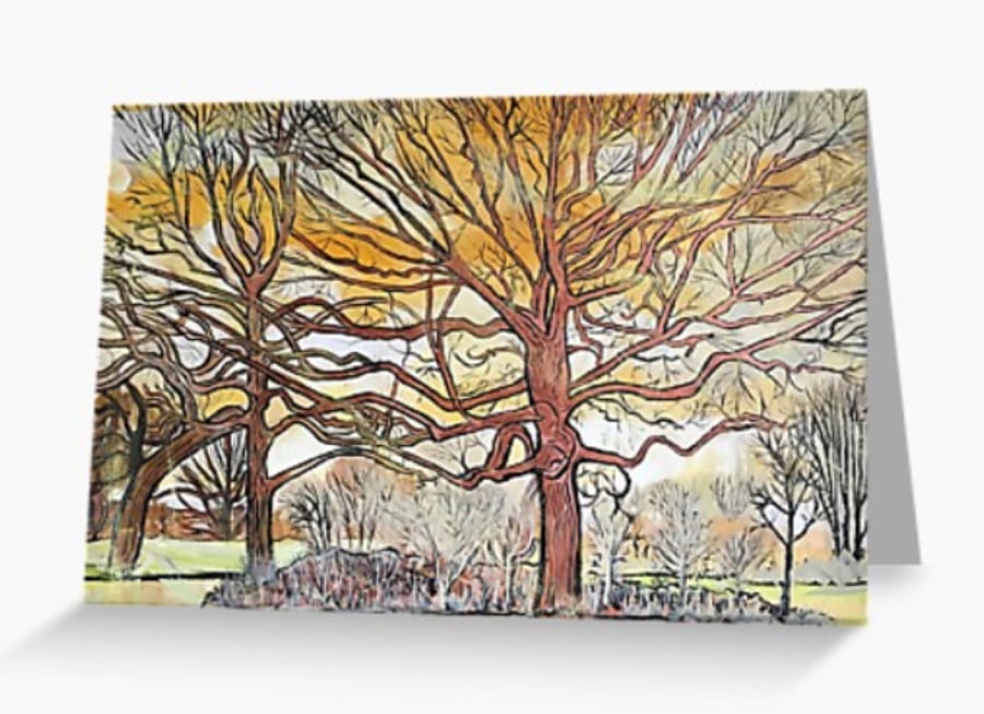 Greeting Card Based On The Original Painting By Sally Anne Wake Jones