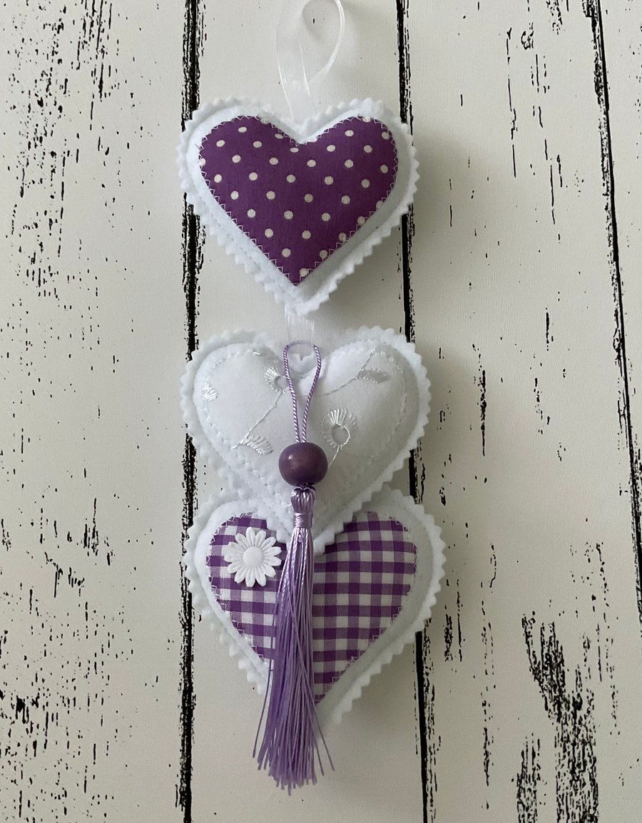 Handmade Hanging Heart Decoration 