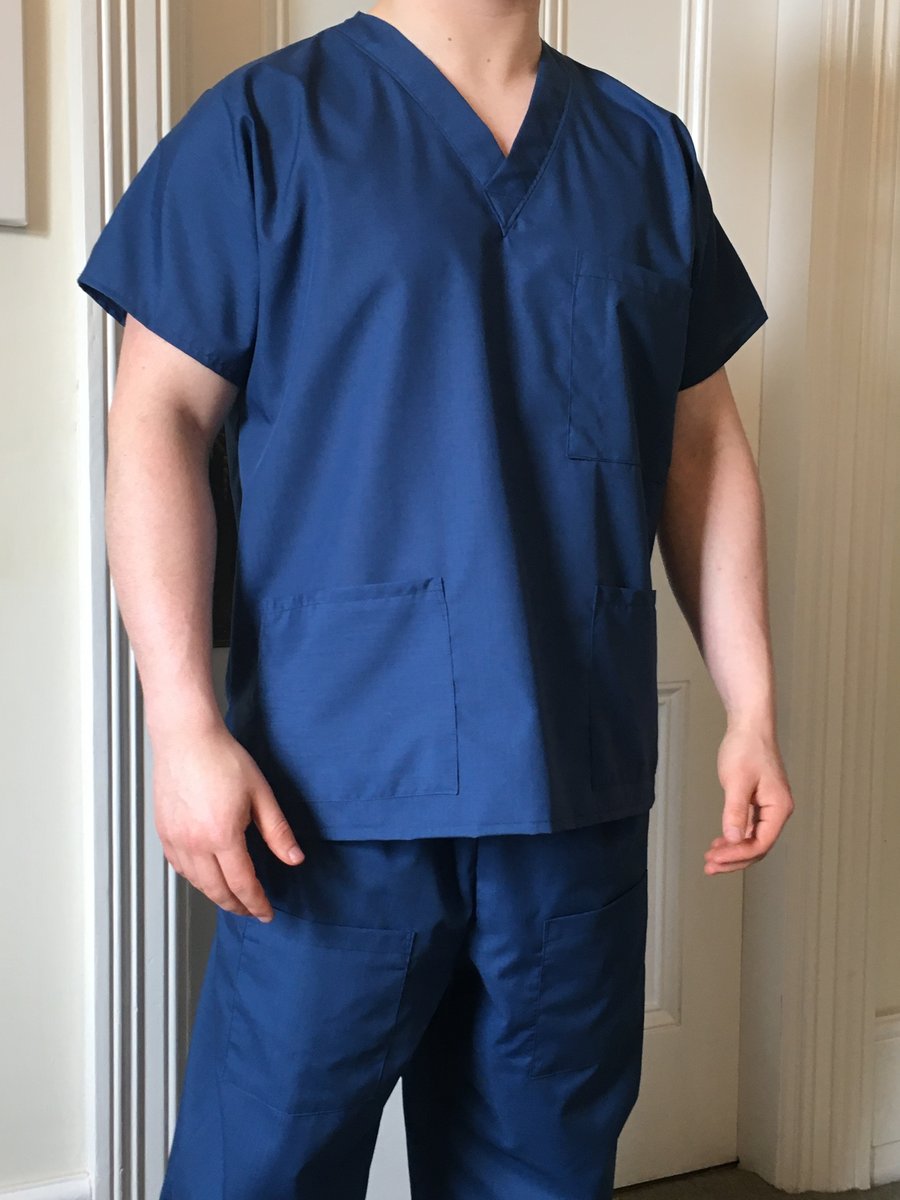 Medical Scrubs Set Top and Trousers
