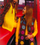 VINTAGE CROCHET PATTERN Girls Sleeveless Jackets