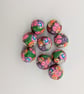 Polymer Clay Aquarium Beads - Set of 9 - Image 5