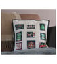 Doggie Christmas on a snowy day - cushion cover - Image 1
