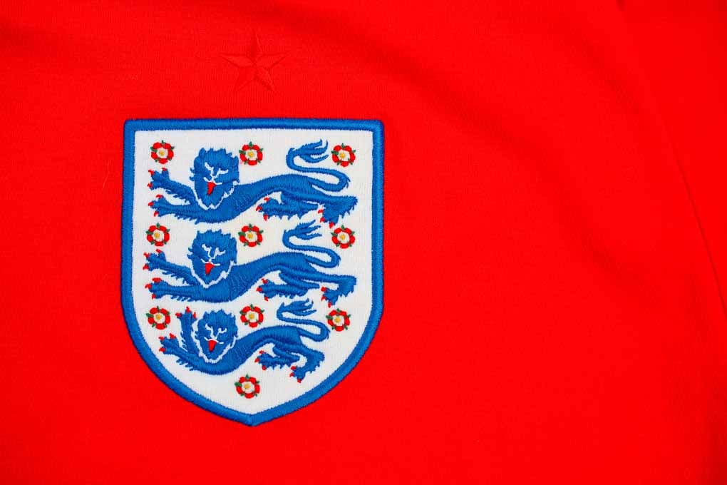 England Three Lions Football Shirt Badge Photograph Print