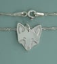 Classic Sterling Silver Fox Pendant – Wisdom & Intuition Jewellery