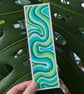 Handmade Green Swirl Bookmark - Image 4