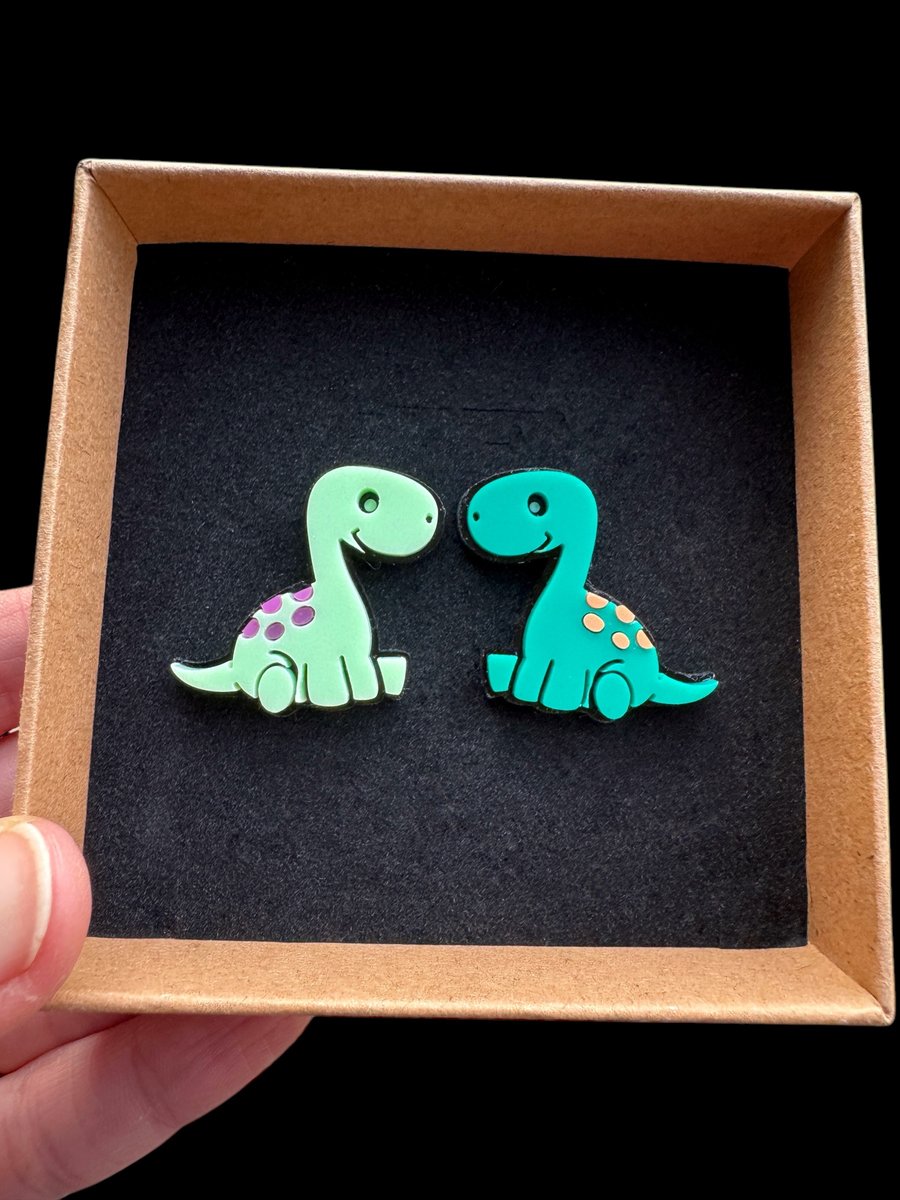 Baby Dino Earrings - Customs