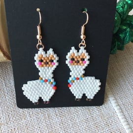 Llama Earrings