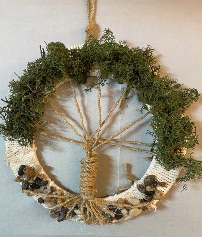 TREE OF LIFE wall hanging wreath