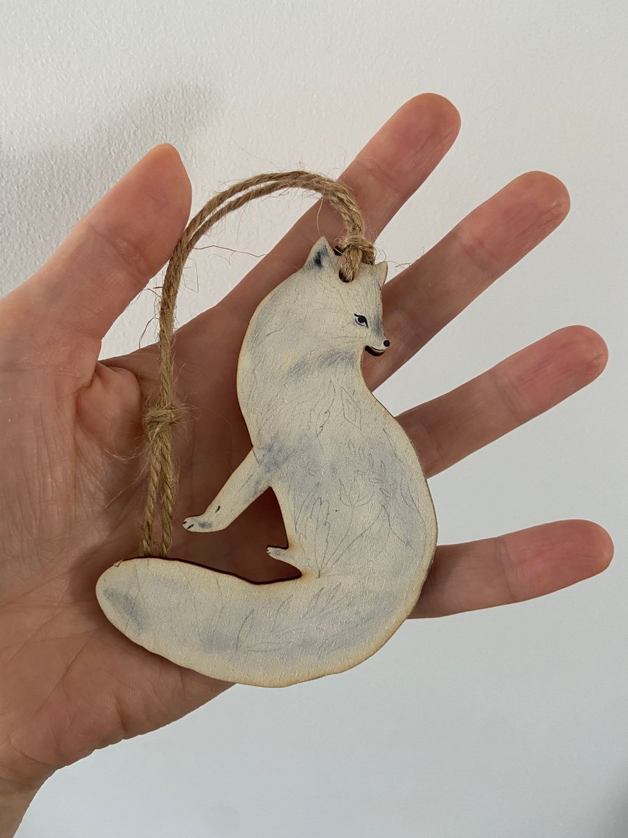 Fox Christmas Tree Decoration