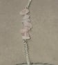 Rose quartz chip bracelet - Image 1
