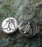 Pewter Bee Cufflinks - Image 2