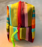 Vibrant stripes - Medium boxy zipper pouch - Image 3