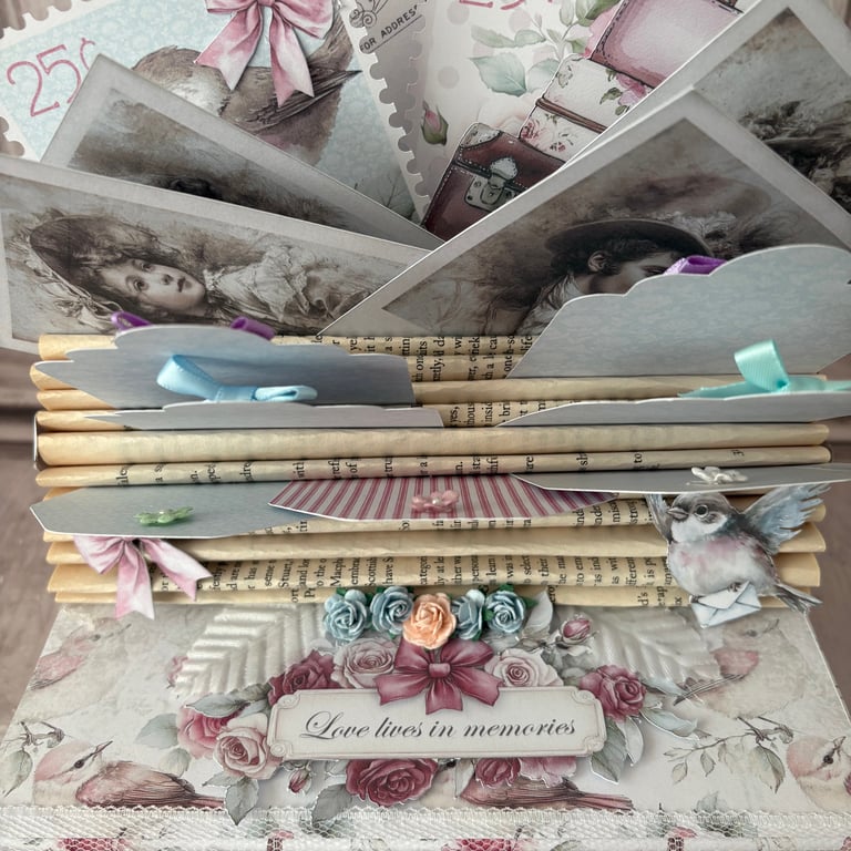 Desk Caddy Altered Book by Carolee Crafts CR 0009