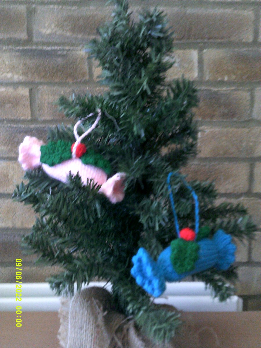 Christmas Cracker Decoration - set of 2