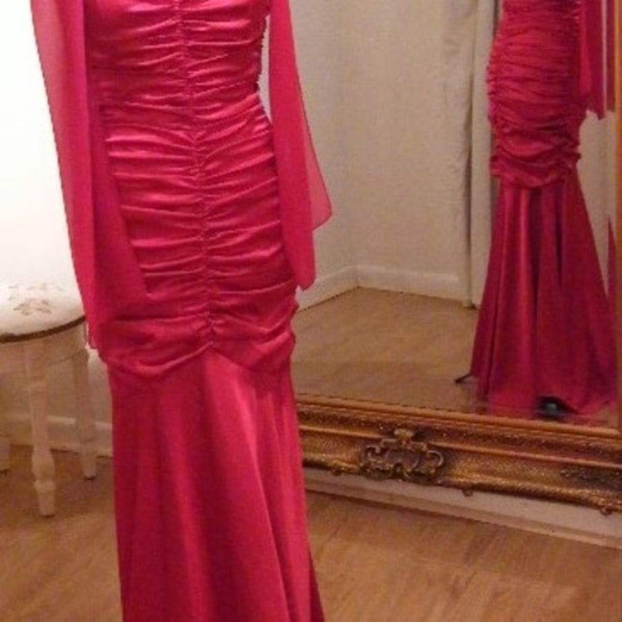 ON SALE Prom Evening Gown - Rouched