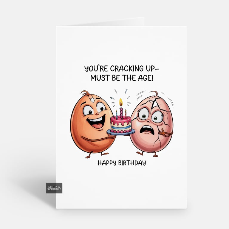 Unique Funny Birthday Card For Him Or Her 
