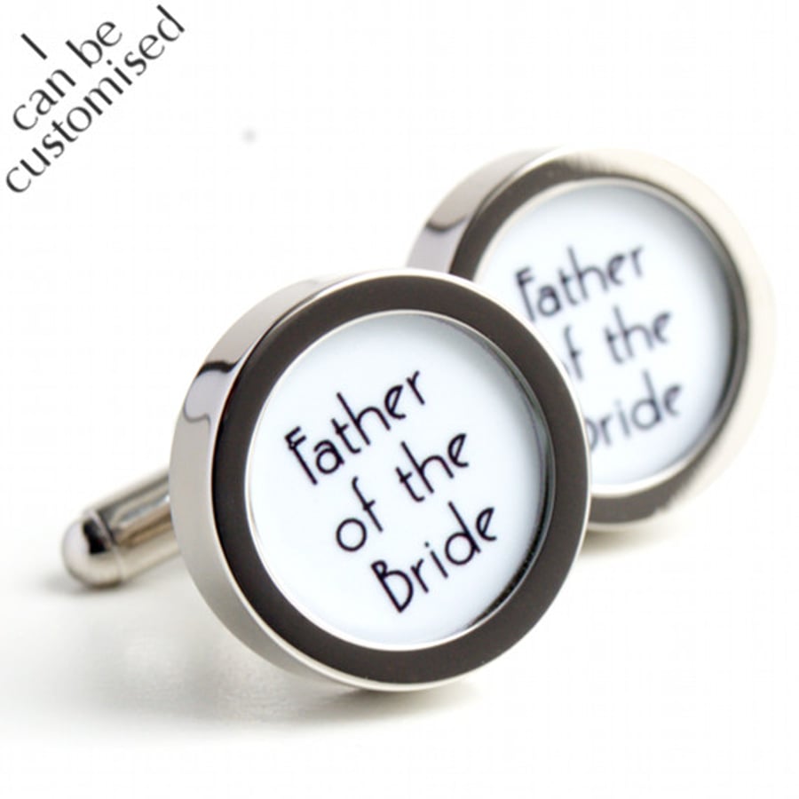1920s Father of the Bride Cufflinks Art Deco Style