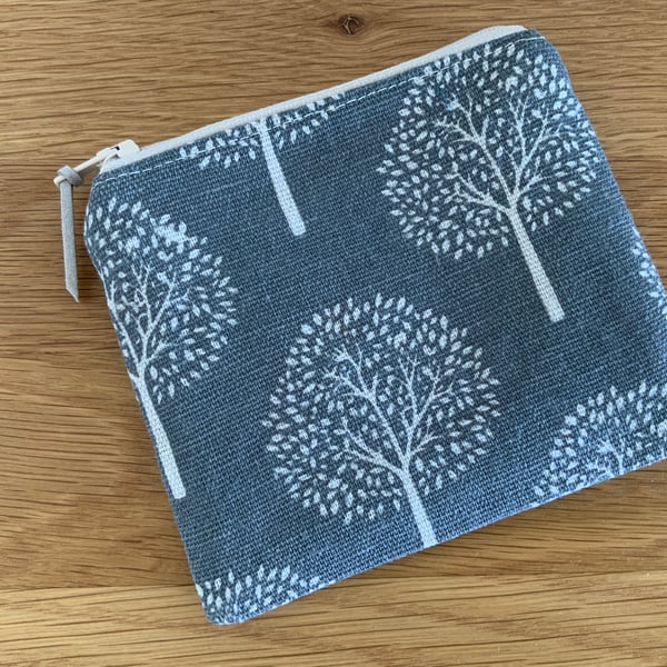 Fabric Coin Purse, Money Pouch, Zipped Purse, Purse, Card Holder, Mulberry Tree