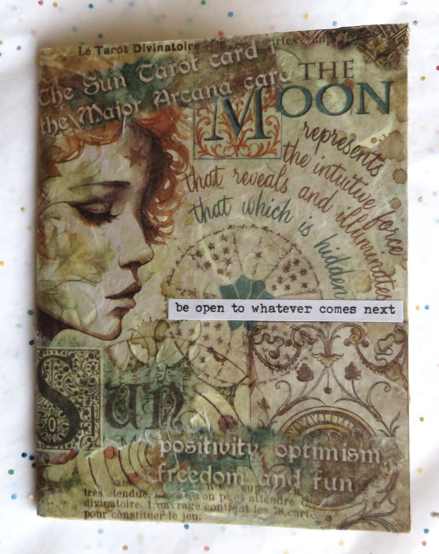 A6 Notebook Tarot Collage