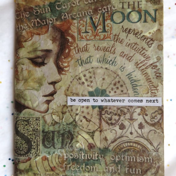 A6 Notebook Tarot Collage