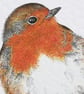 Robin Blank Card, Christmas Card - Image 4