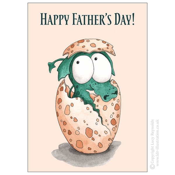 Father's Day Dragon Egg Card