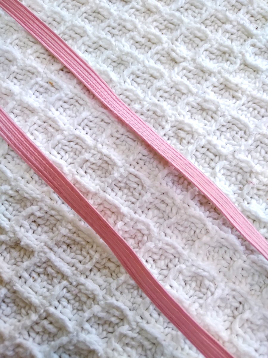 1 metre pale pink NARROW elastic, to sew on ballet shoes for your daughters