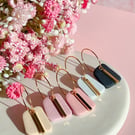 Modern Minimalist Earrings for Anniversary - 18k Gold Hoops