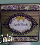 Pansy Thank You Card - Image 1