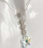 Crystal Pendant, Choker Style Necklace - Image 4