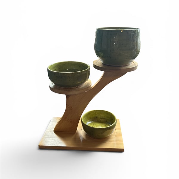 Trio of small dishes