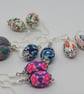 Multi Floral Oval Earrings - Image 3