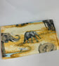 Elephant card case, Giraffe travel pass holder, 2 options, Handmade - Image 3